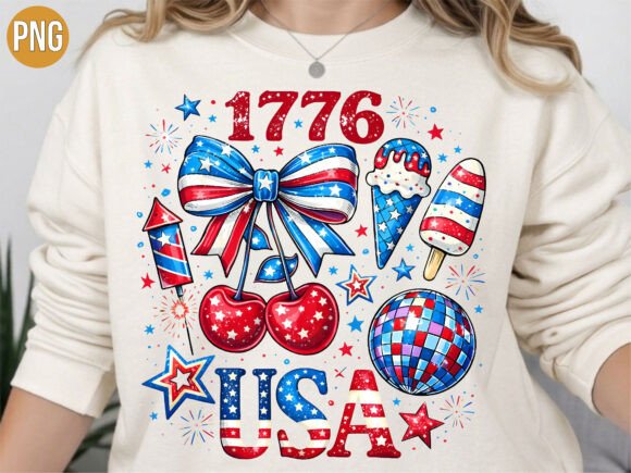 Download 1776 USA Patriotic Holiday T-shirt PNG - Premium Resources