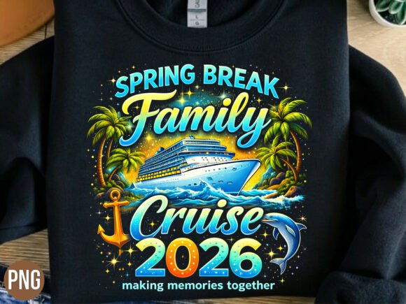 Download Family Cruise 2026 Vacation T-shirt PNG - Premium Resources