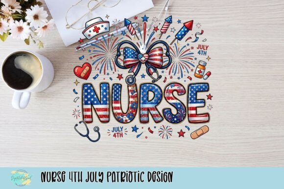Download Nurse 4th July Patriotic Design - Patriotic design Collection