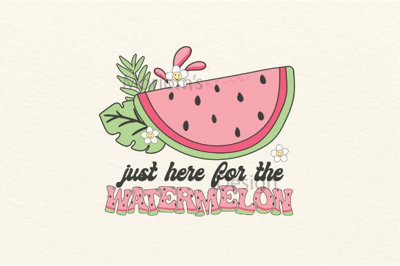 Download Summer Watermelon Holiday T-shirt Design - Premium Resources