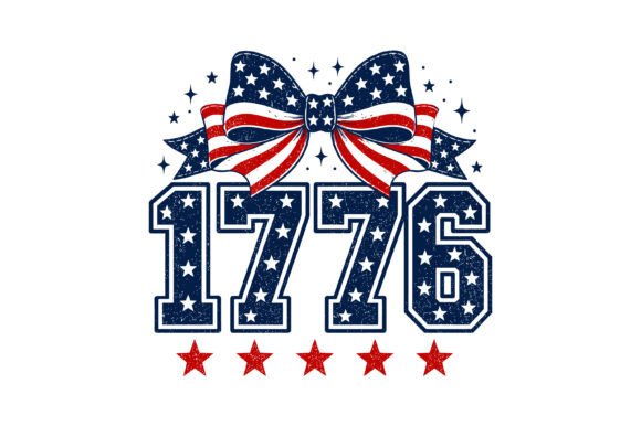 Download 1776 USA Bow Patriotic Design - Patriotic design Collection