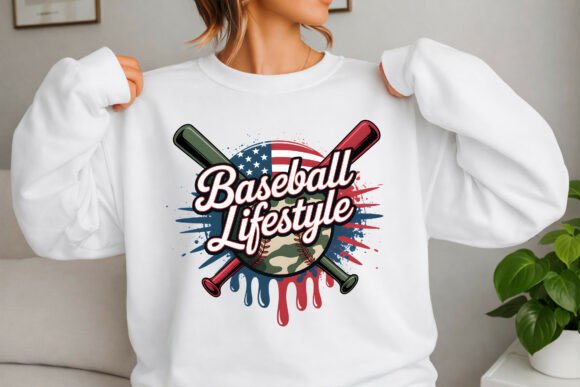 Download Baseball Lifestyle USA Patriotic Design - Patriotic design Collection