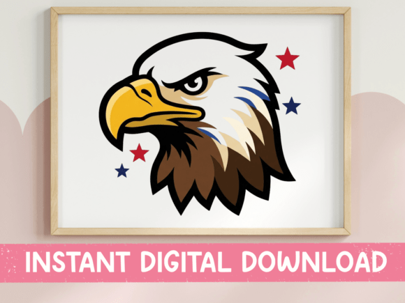 Download Bold Bald Eagle Patriotic Design - Patriotic design Collection