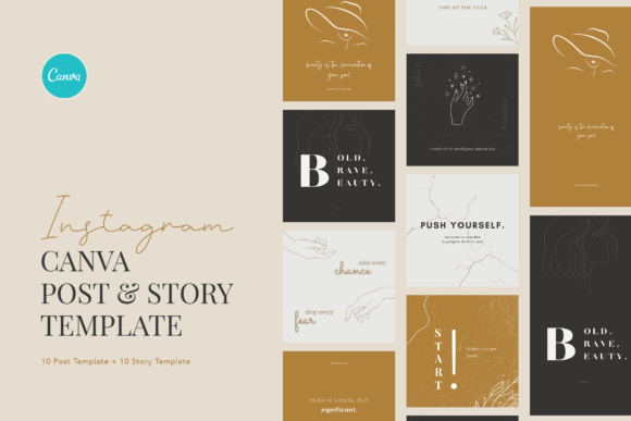 Download Beauty Elegant Quote Instagram Canva - Quote instagram Collection