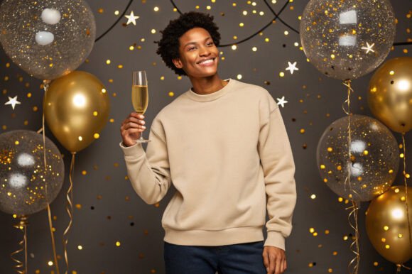 Download New Year Holiday T-Shirt Mockup - Premium Resources